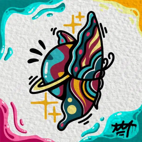 tatuaje efecto mariposa topo